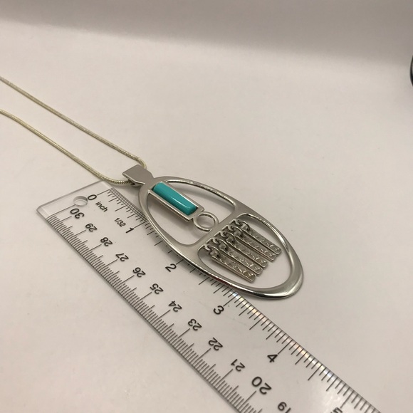 Vintage Avon Southwestern Style Pendant Necklace - Picture 9 of 10